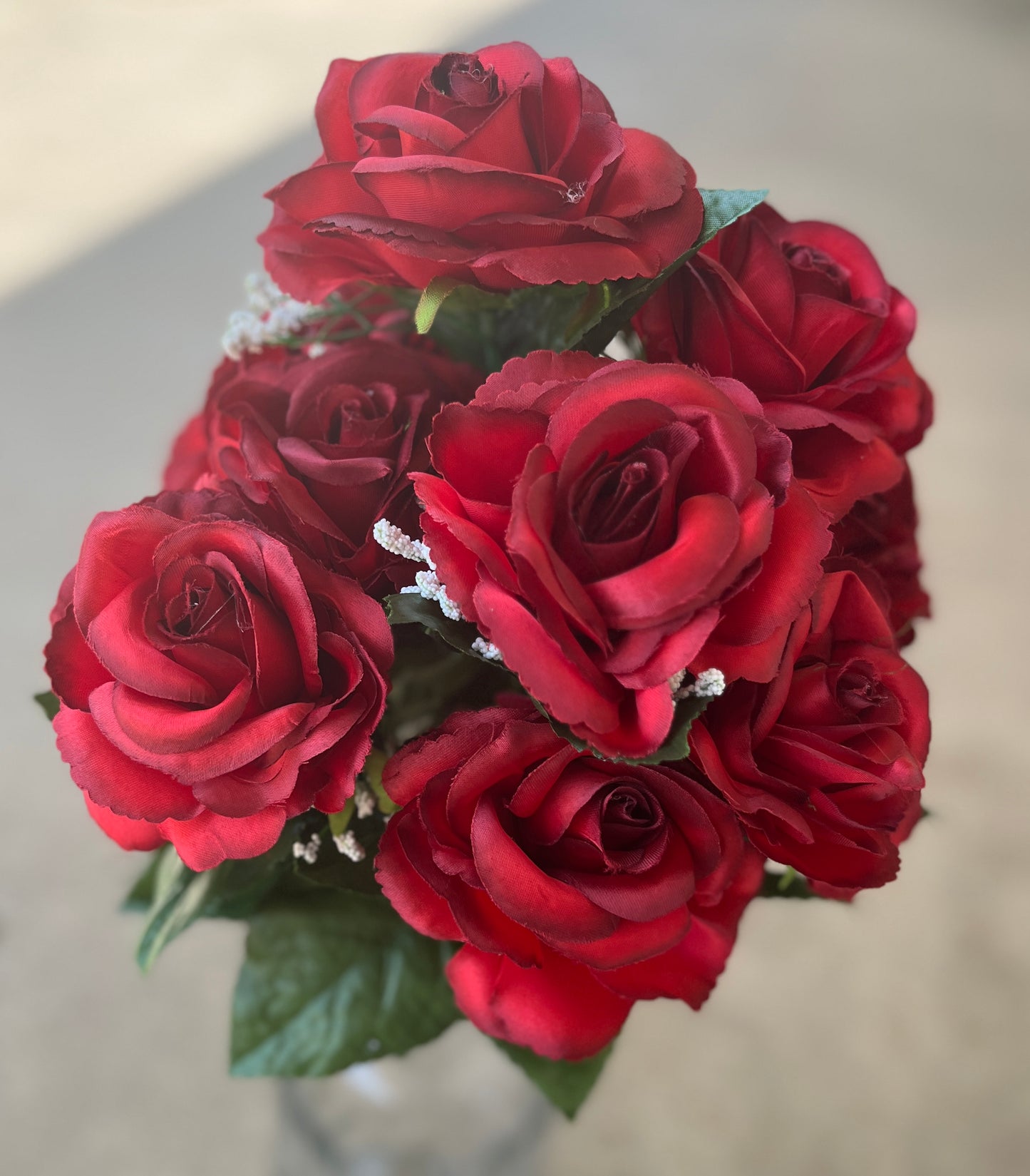 FANCY ROSE X 9-RED-45504
