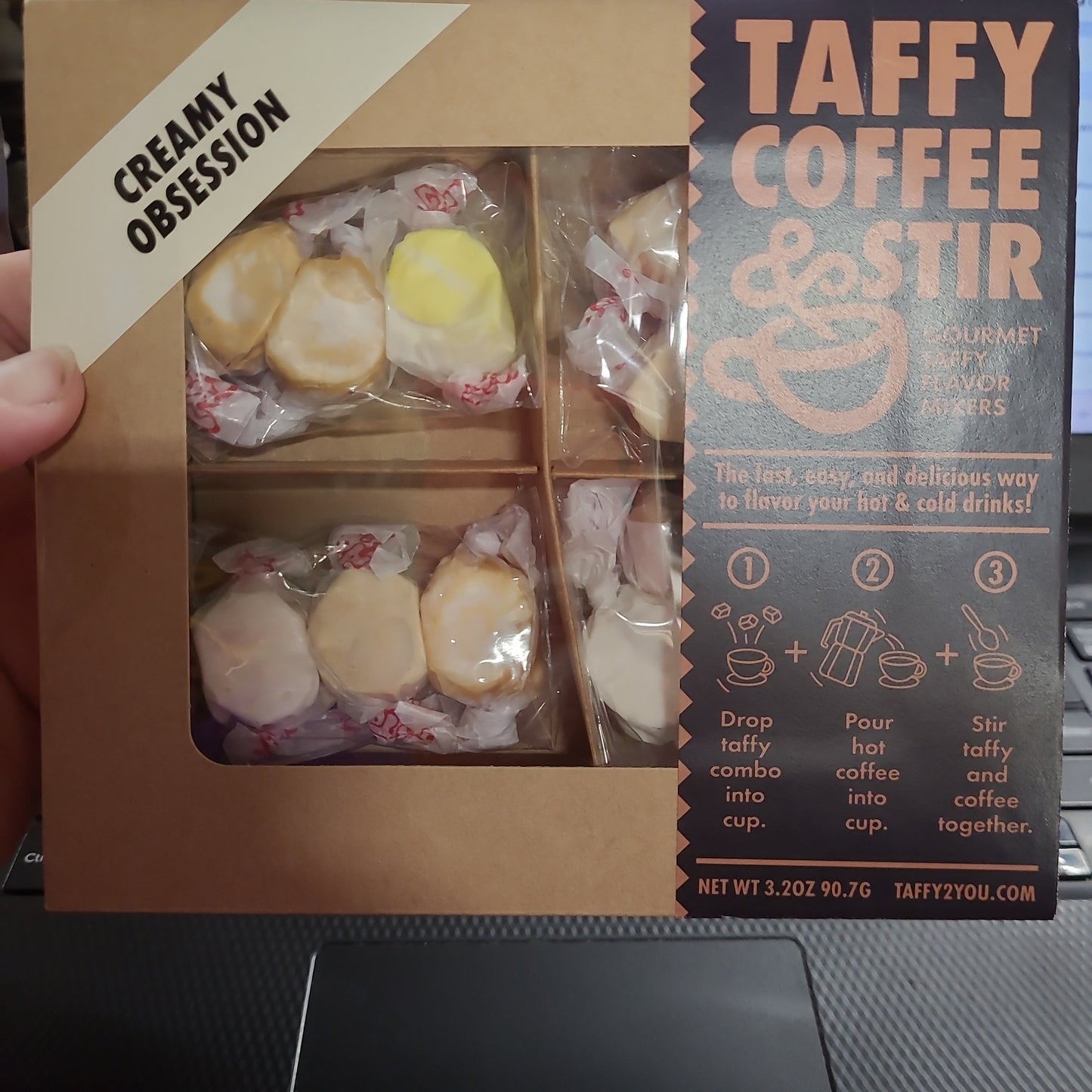 Taffy, Coffee, Stir