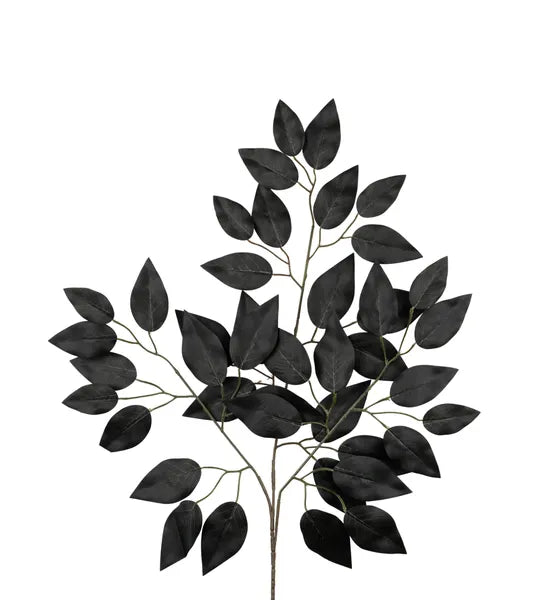23"L FICUS SPRAY-12PCS/BDL, BLACK-FG633702