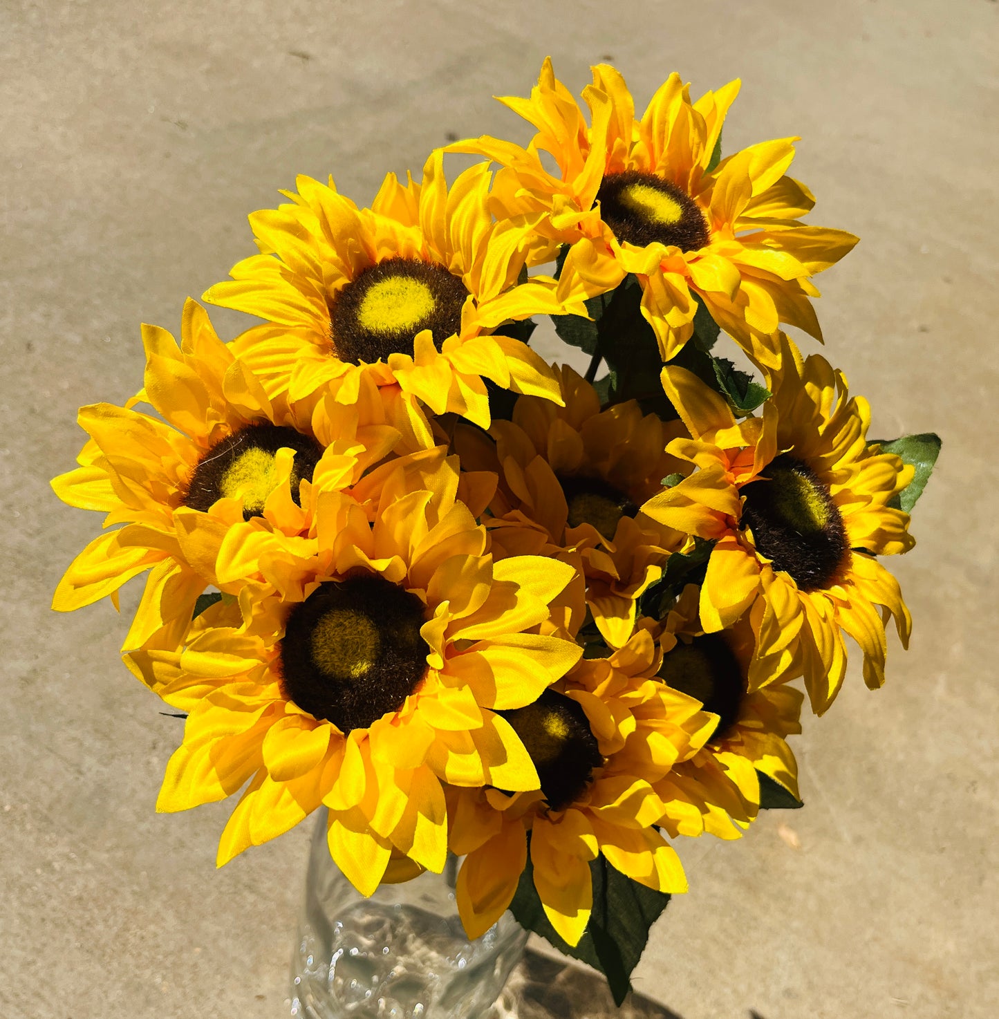 SUNFLOWER BUSH X 9-YELLOW-10911