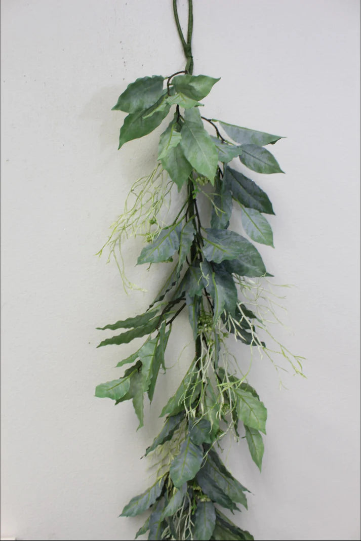 6 FT VIEWING LEAF BERRY GARLAND-GN-266430GN