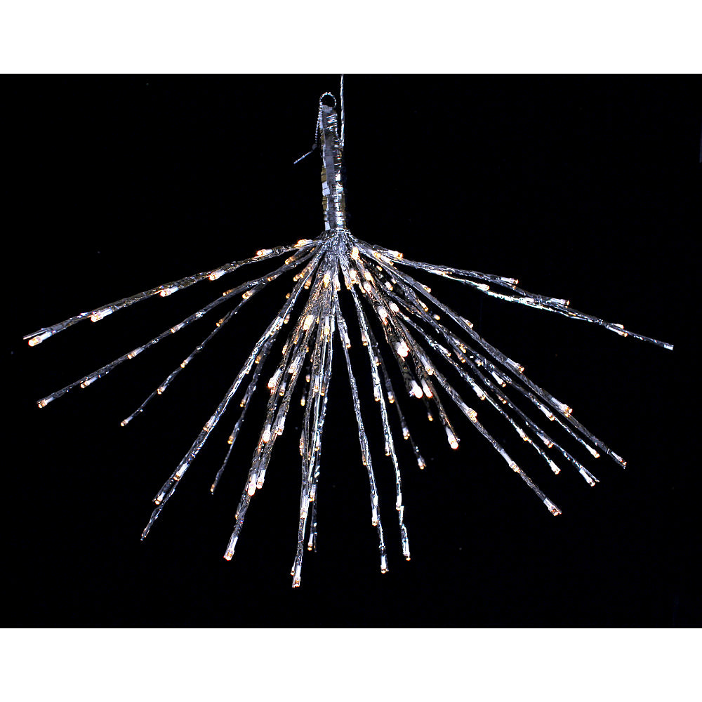 27.5'' SILVER WARM WHITE LED UMBRELLA - 266965