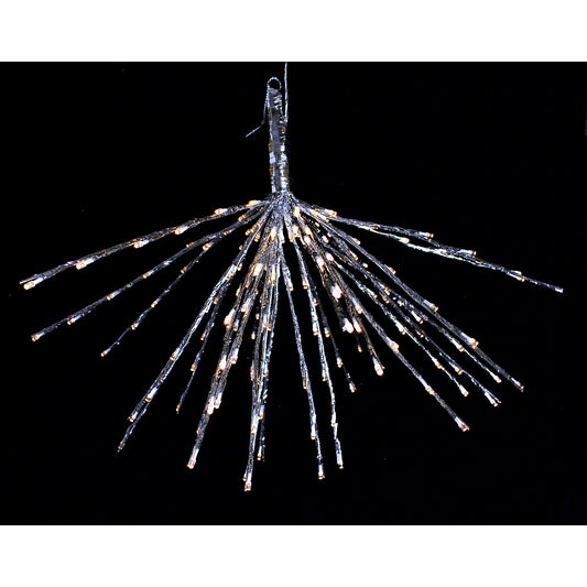 27.5'' SILVER WARM WHITE LED UMBRELLA - 266965