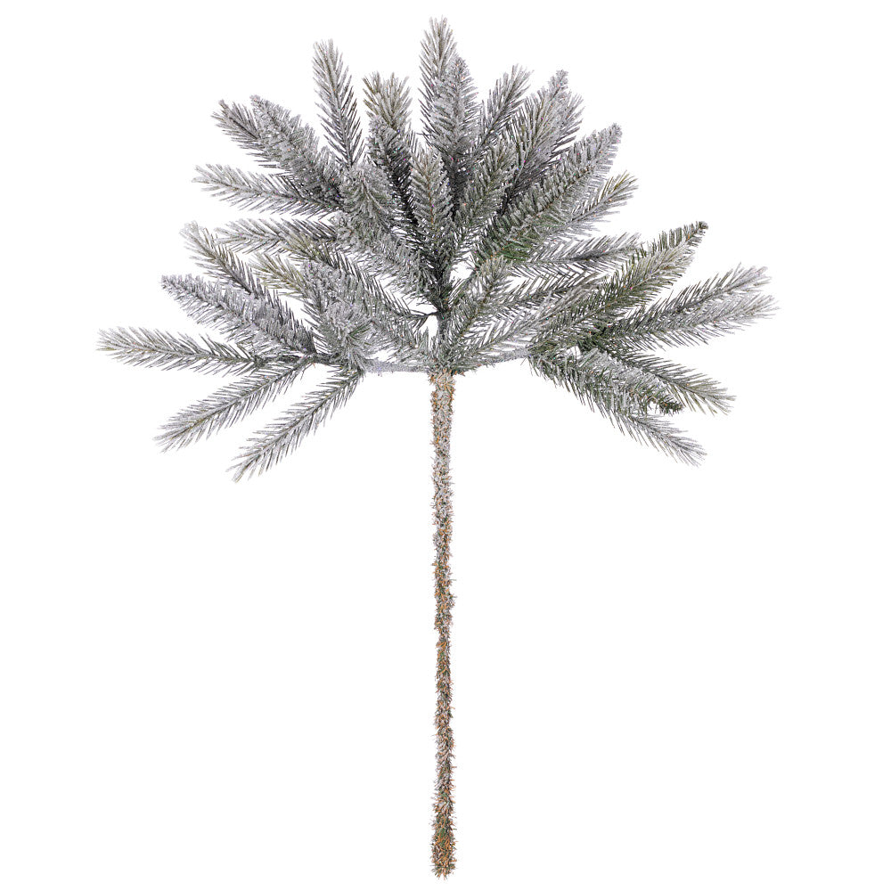 21" FLOCKED MISTY MOUNTAIN PINE SPRAY - 270713
