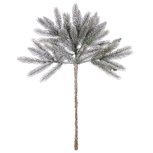 21" FLOCKED MISTY MOUNTAIN PINE SPRAY - 270713