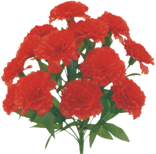 Red Color Fast Carnation Bush x 14 - 314113RD