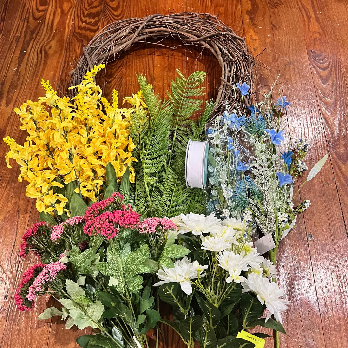 Blooms and Booms: Summer Floral Grapevine