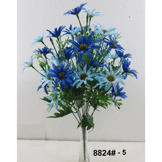 DAISY BUSH X 12 BLUE - 36336