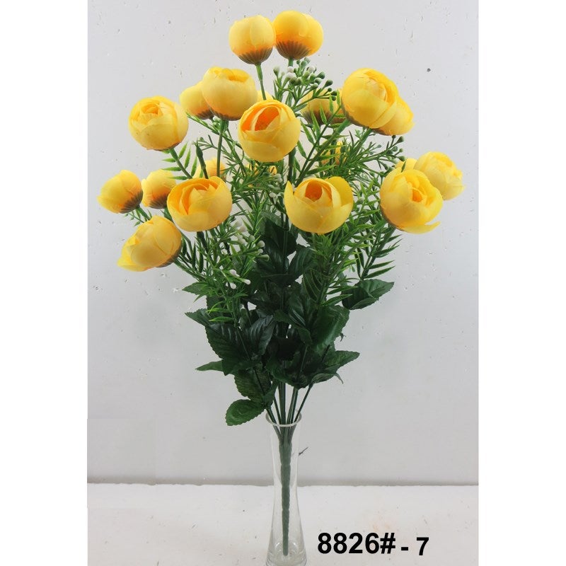 MINI CAMILLIA BUSH X12 YELLOW - 36352