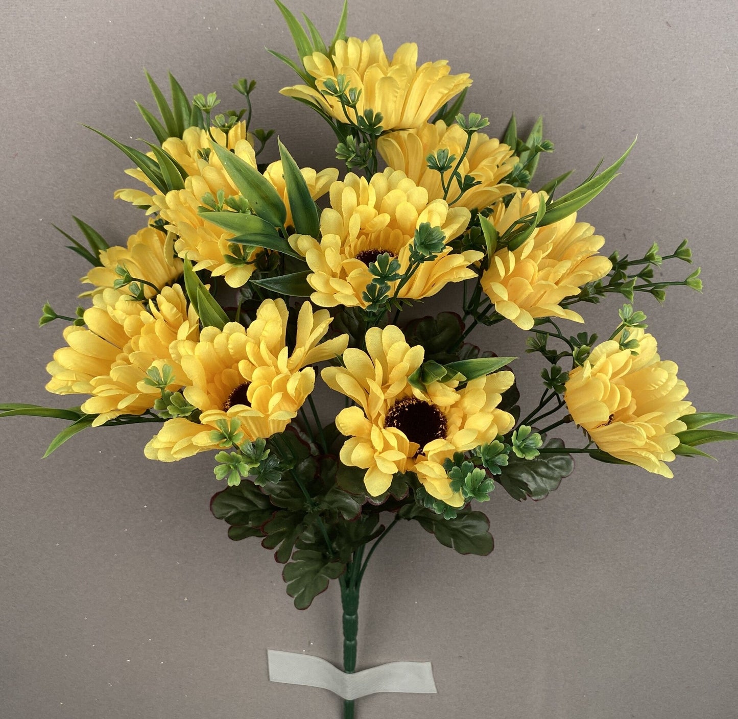 GERBER DAISY BUSH X12 YELLOW - 41132