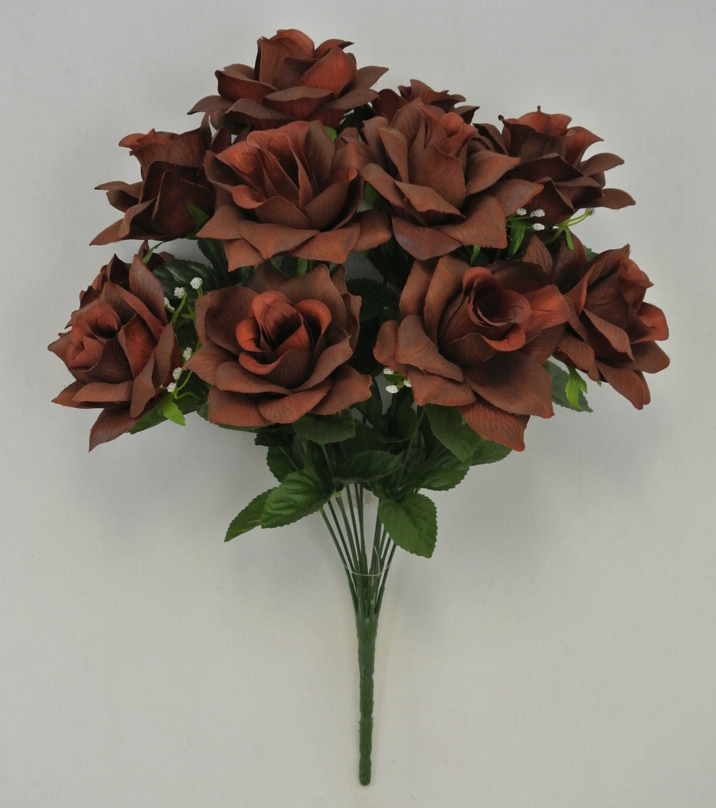 PRINTING ROSE BUSH X 12 - 53432-DK.BRN