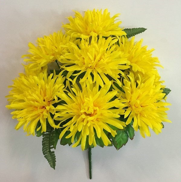 SPIDER MUM BSH X 9 YELLOW - 55363