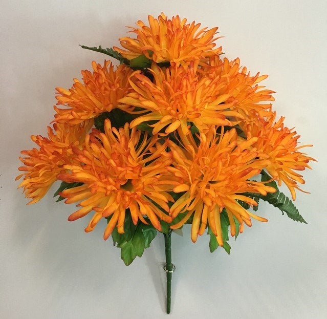 SPIDER MUM BSH X 9 ORANGE - 55364