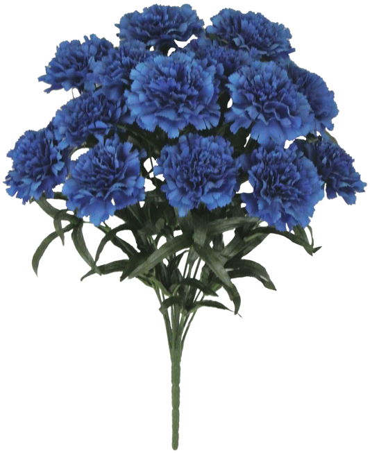 18 IN CARNATION BUSH X 14 - 56996-RO.BLUE