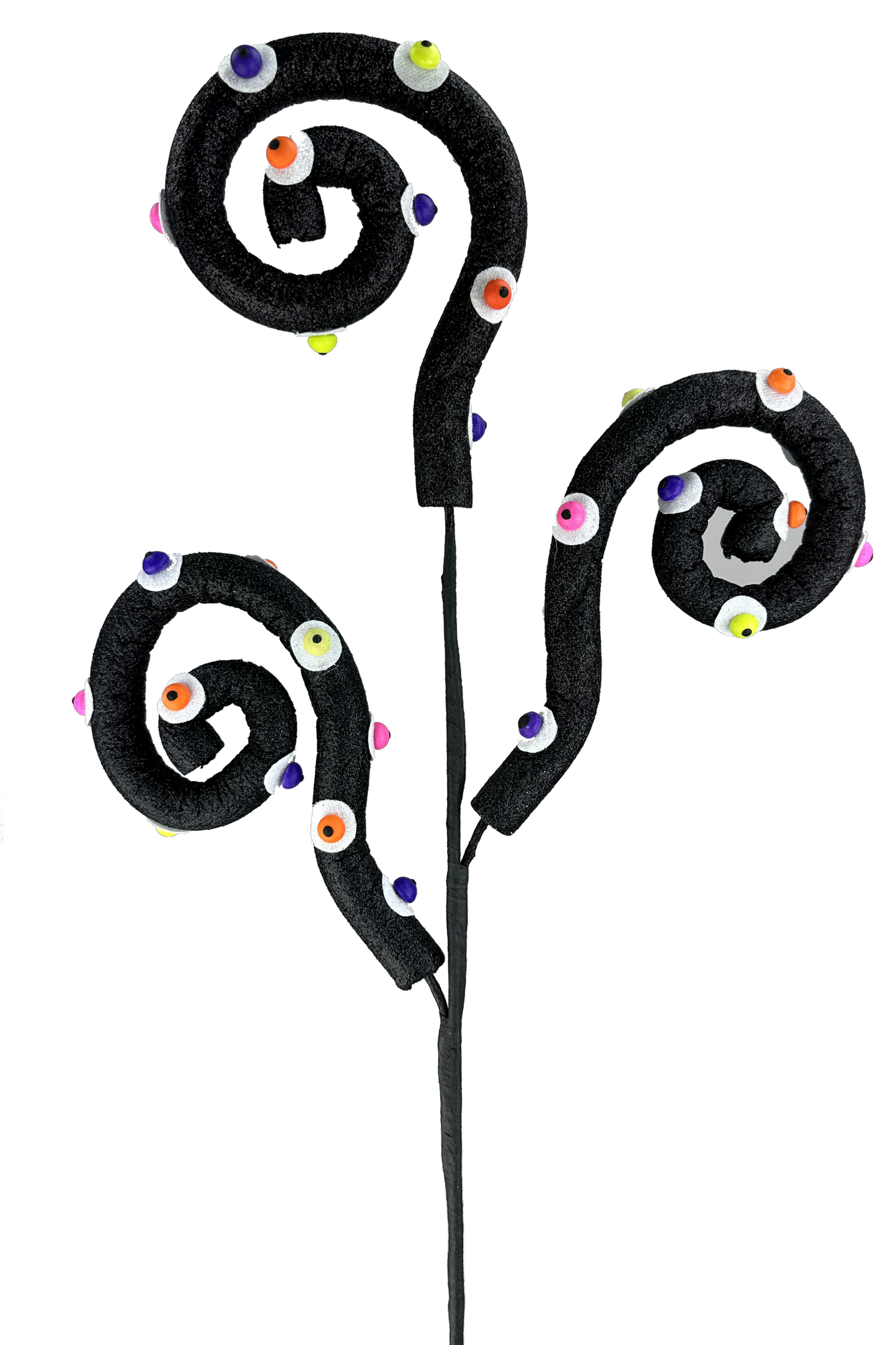 Halloween Eyeballs Curly Spray x 3 H28 - 57091HAL