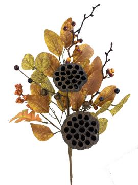Lotus Pod Lvs Spray H28-FA-57202FA