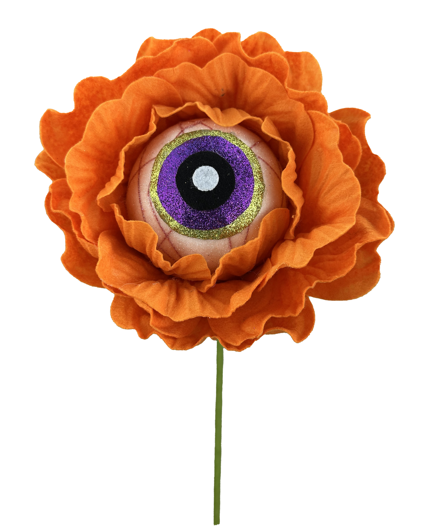 Eyeball Flower Stem H22xDIA8-Orange-57240OR