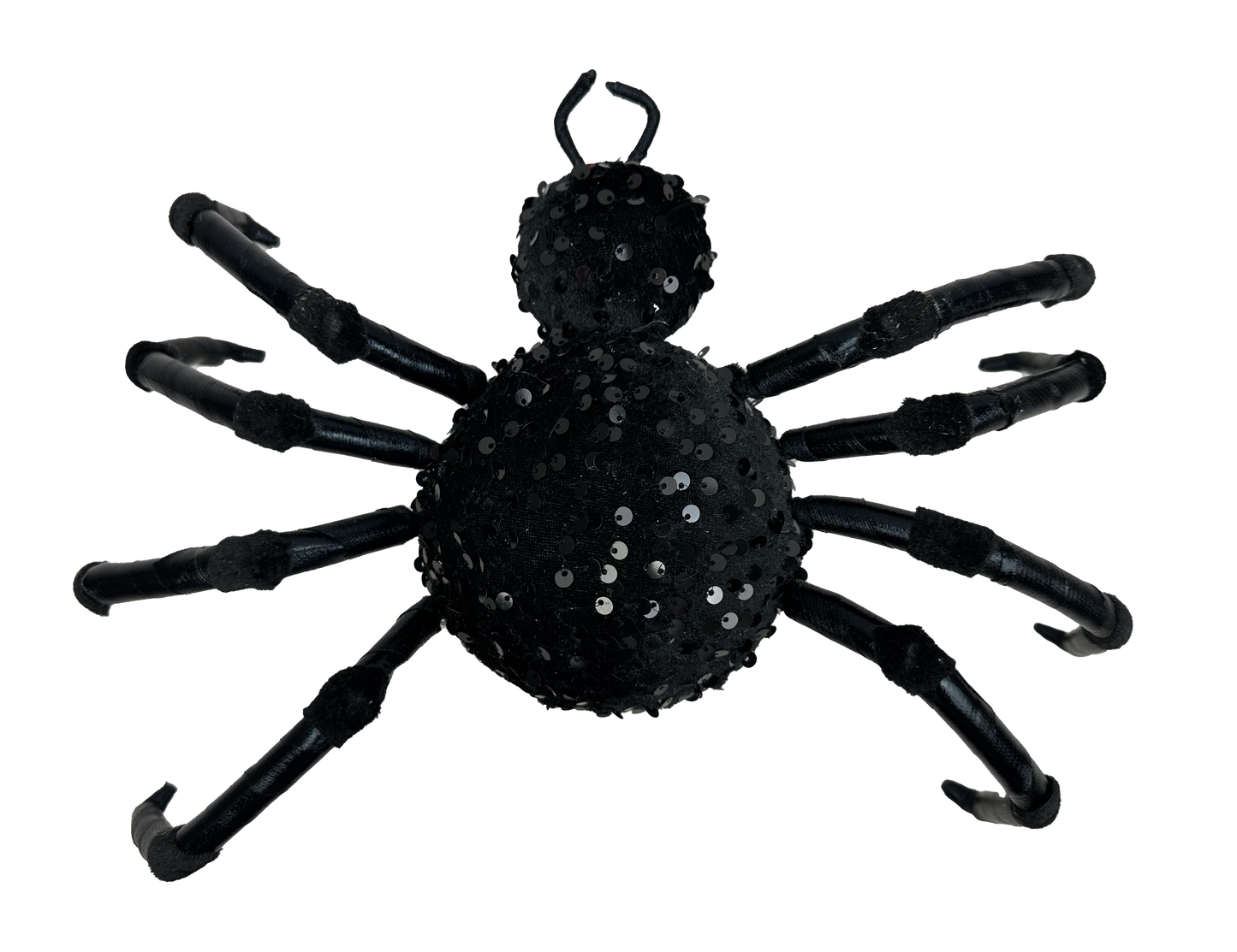Sequin Spider H7.5xW16xD2-Black-57252BK