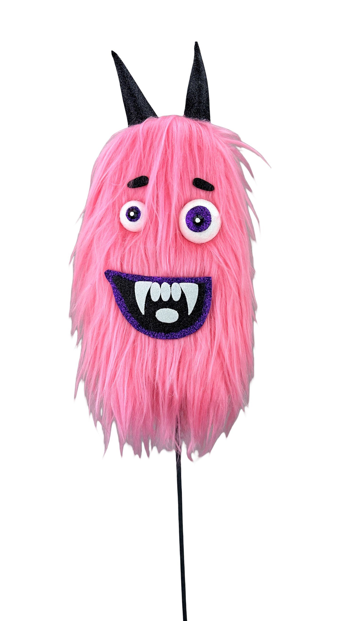 Pink Furry Monster Spray H24xW5xD3 - 57304PK