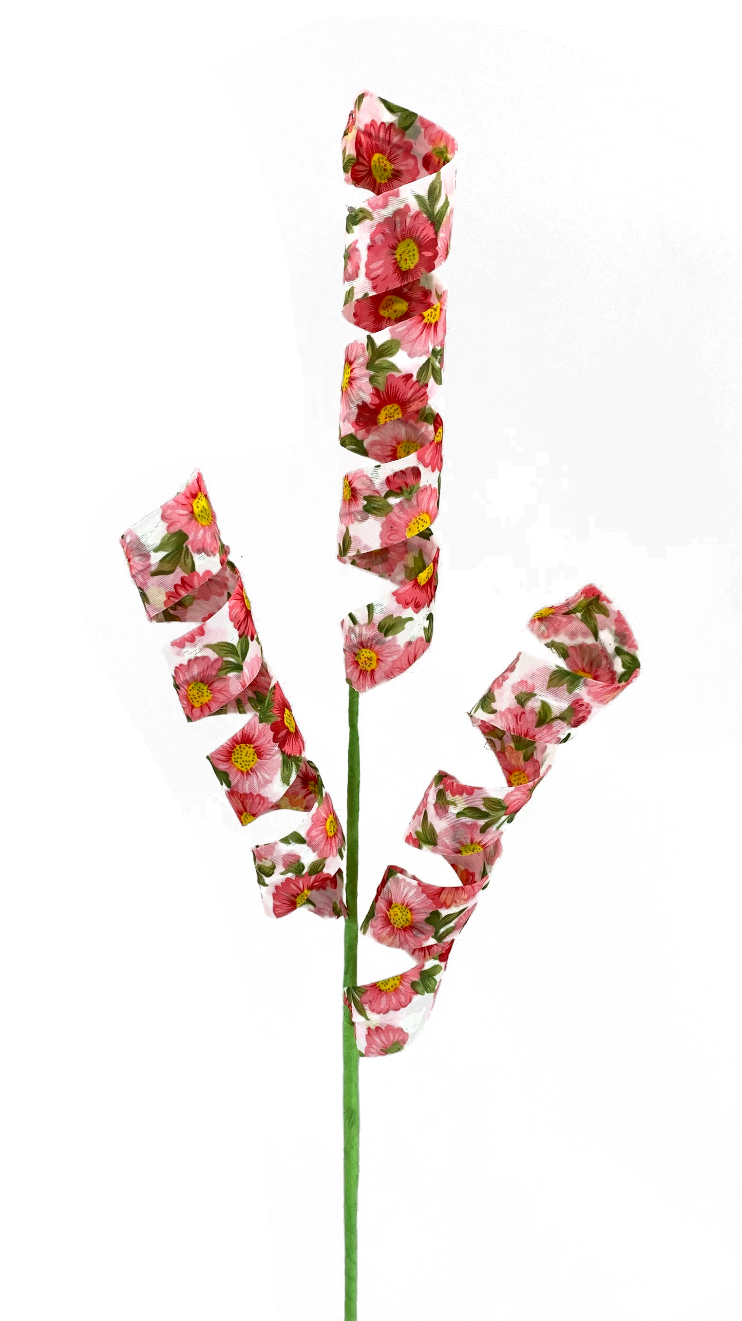 24 in Pink Floral Curl Pick x 3 - 63198PK