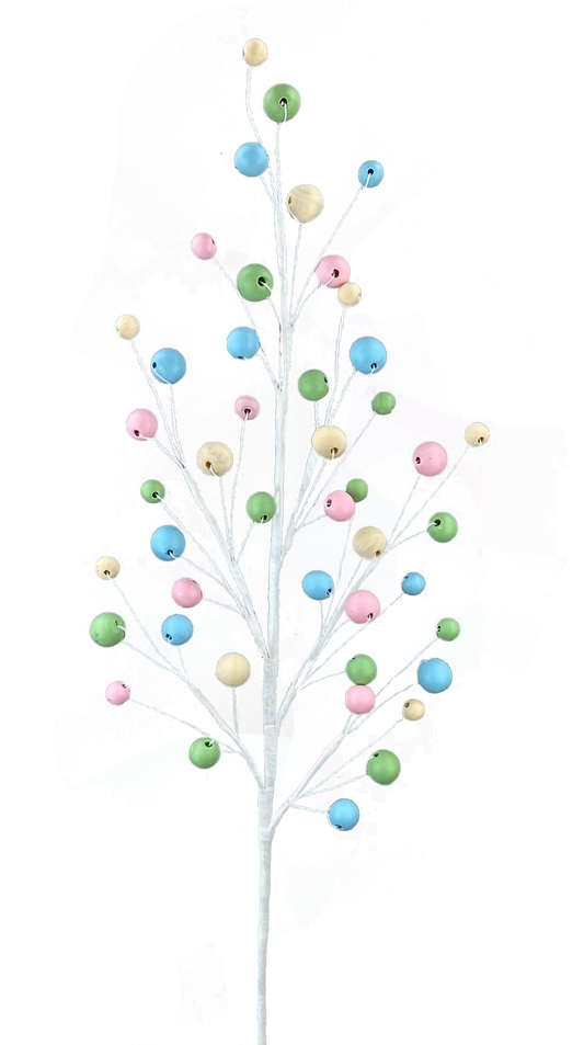 28 in Wooden Bead Pick x 7 Pastel - 63285SP28