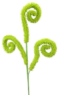 Fuzzy Spiral Curly Spray x 3 H28-63889GN