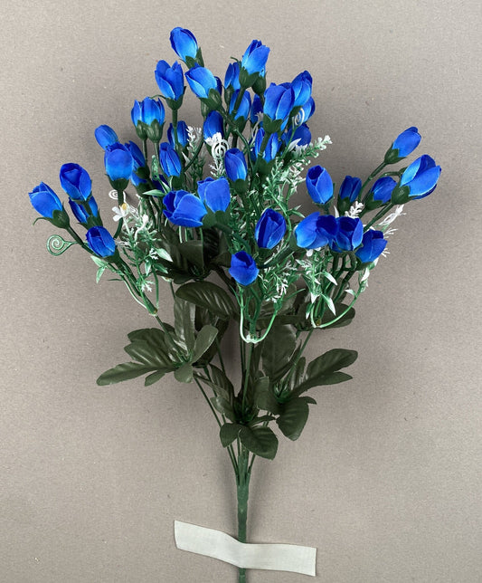 MINI BUD BUSH X 10 BLUE - 64106