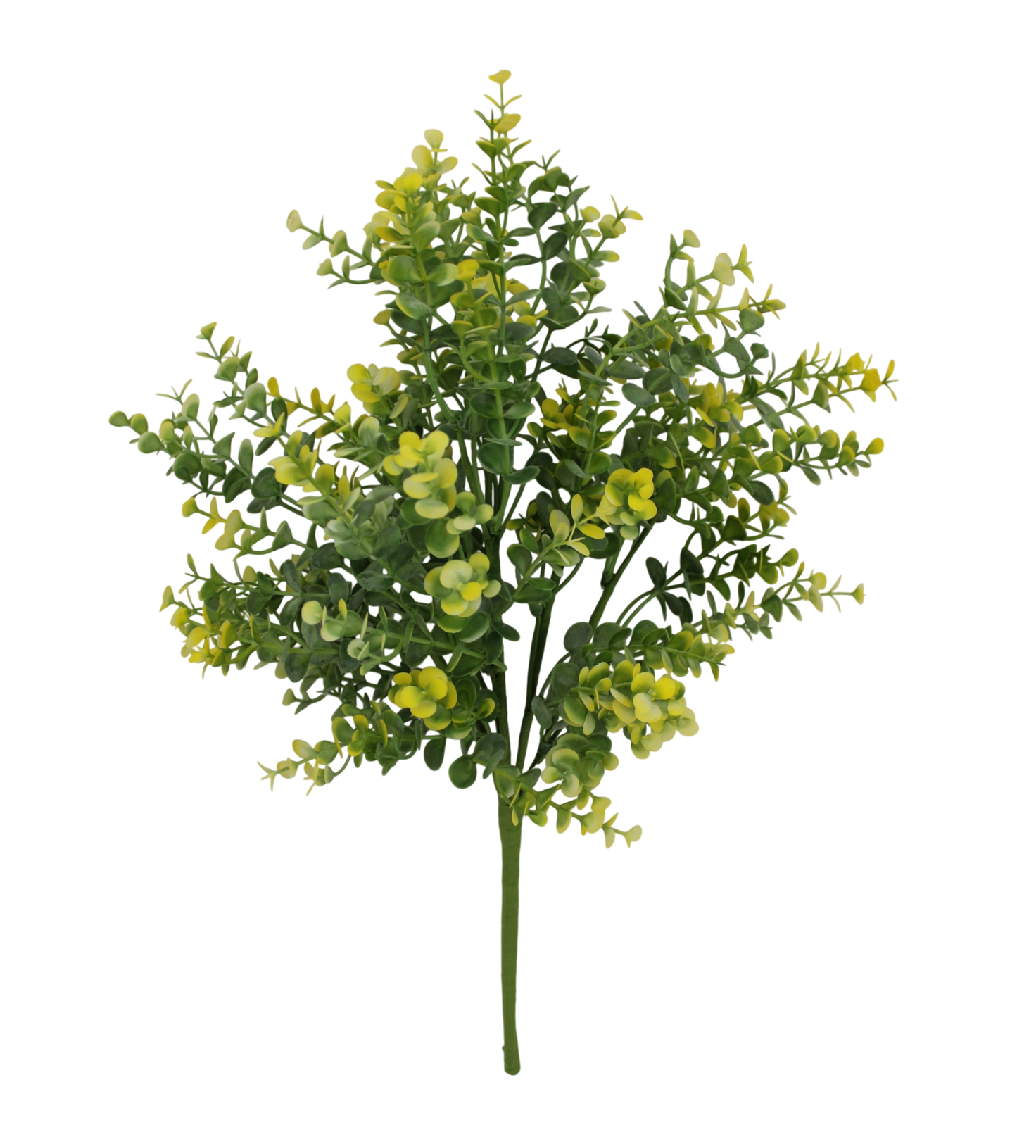 17 IN PLASTIC EUCALYPTUS BUSH-65467-YEL