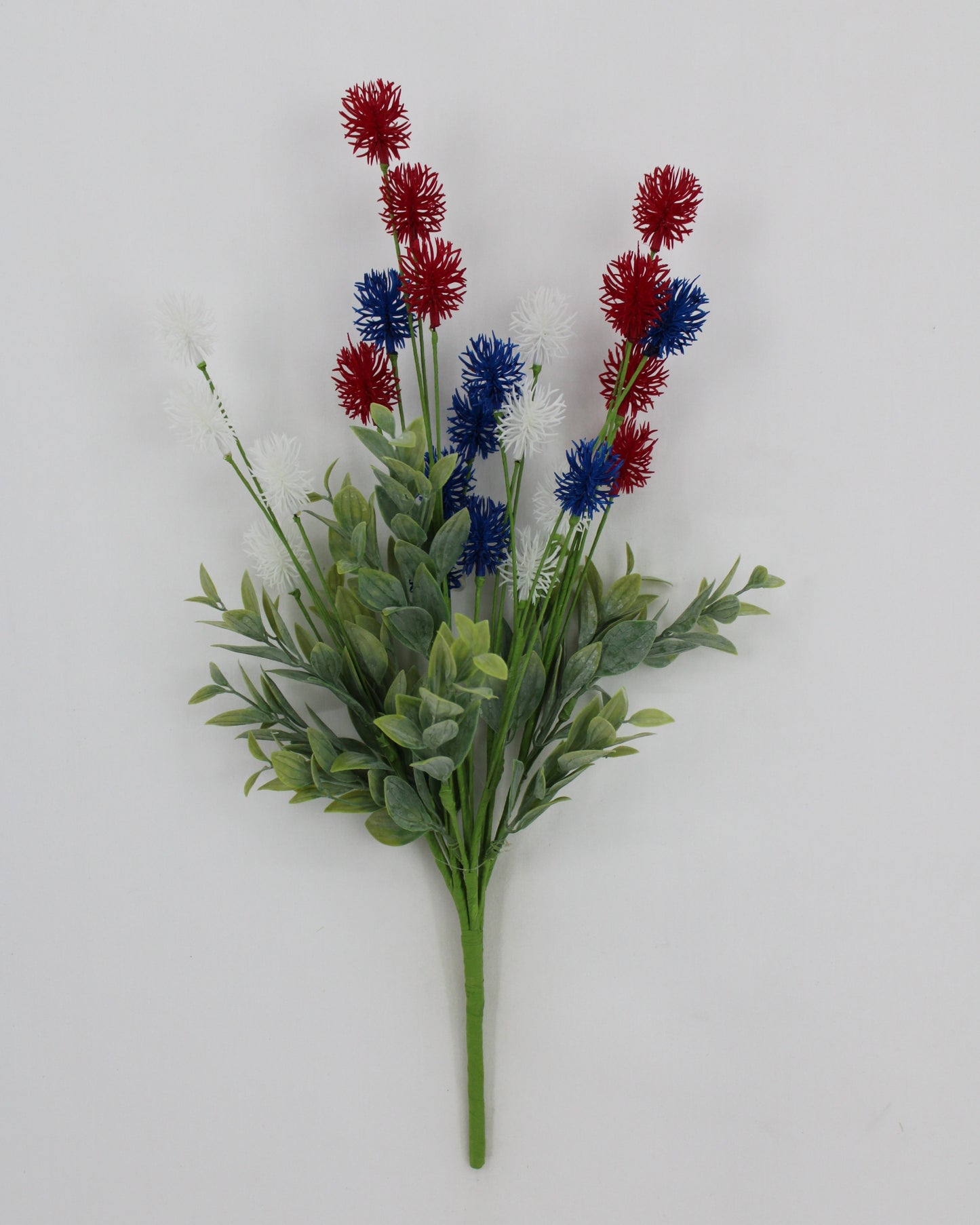 19 IN PATRIOTIC POM POM BUSH-65468