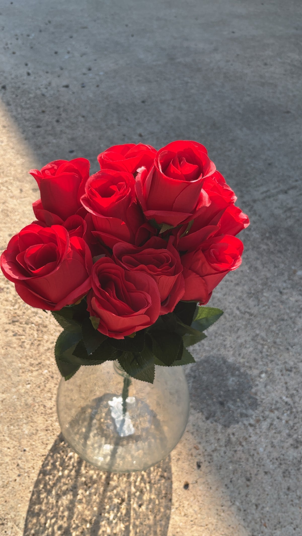 21" ROSE BUD BUSH X 12-GPB27347-RED