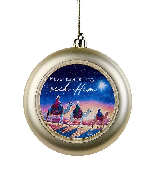 120MM WISE MAN FLAT DISC ORNAMENT- GLD/BLUE/YLW/ORG/PRPL/PNK- XJ7713JJ