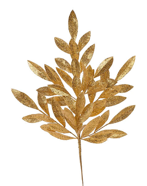 23.5" BAY LEAF SPRAY- GOLD- XX088508