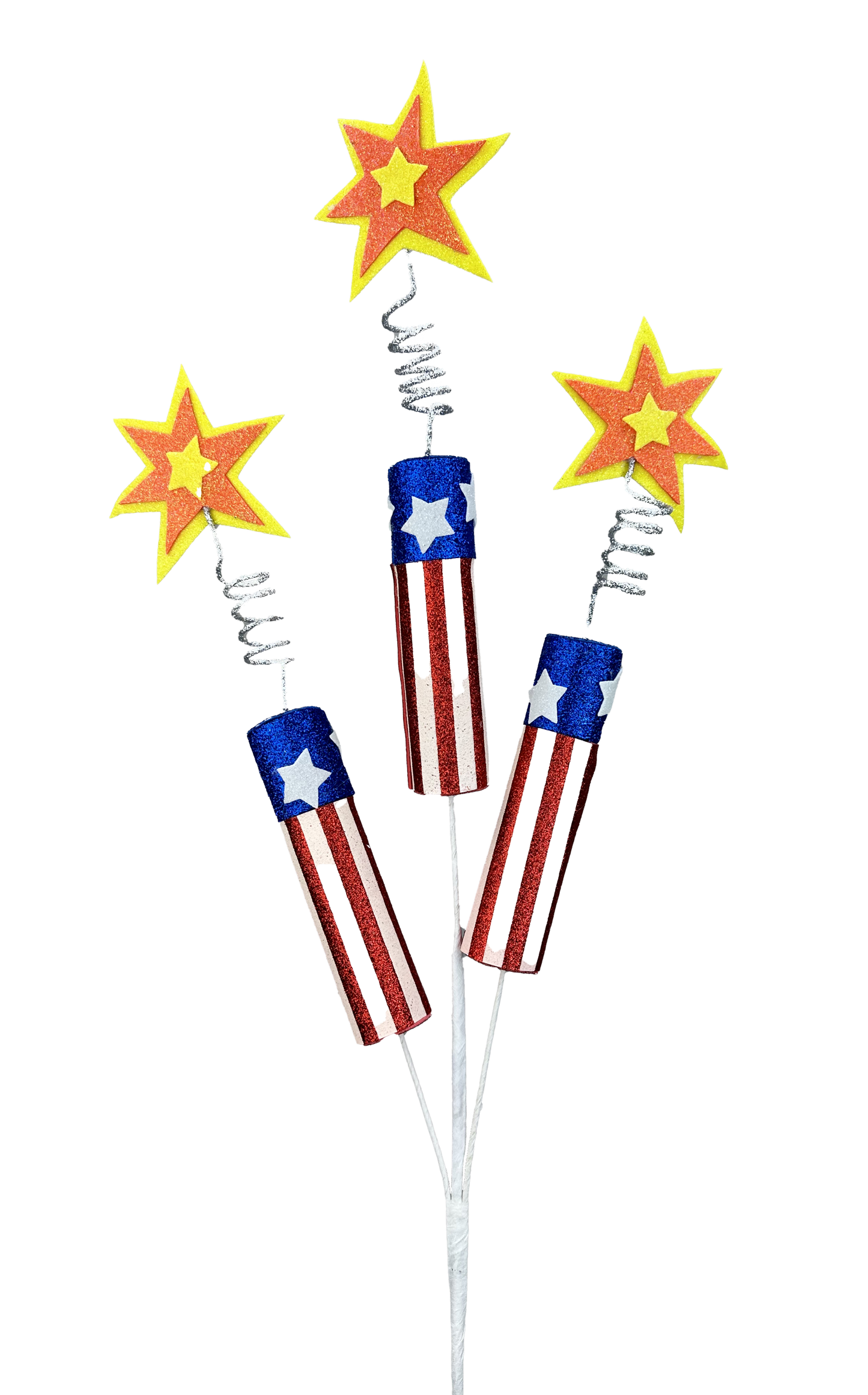 Glitter Firecracker Spray x 3 H28 - 74241RWB