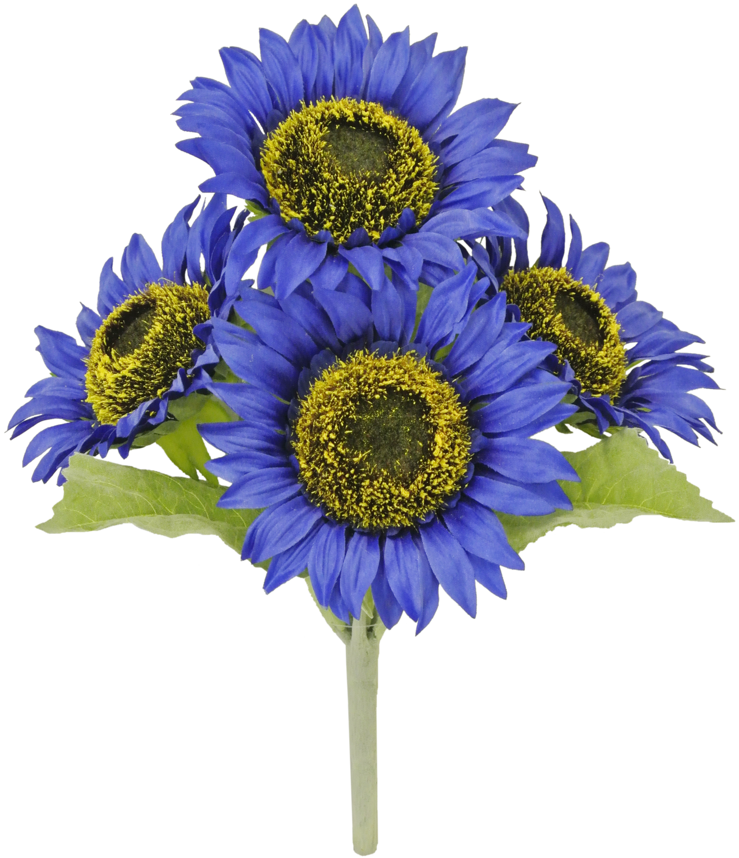 11 IN SUNFLOWER BUSH X 4 - 80096-BL