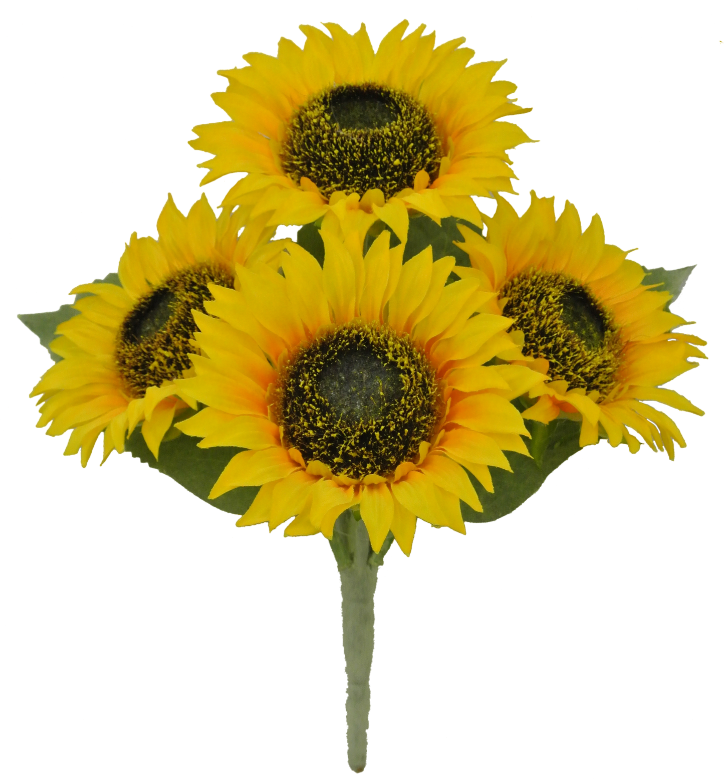 11 IN SUNFLOWER BUSH X 4 - 80096-YEL
