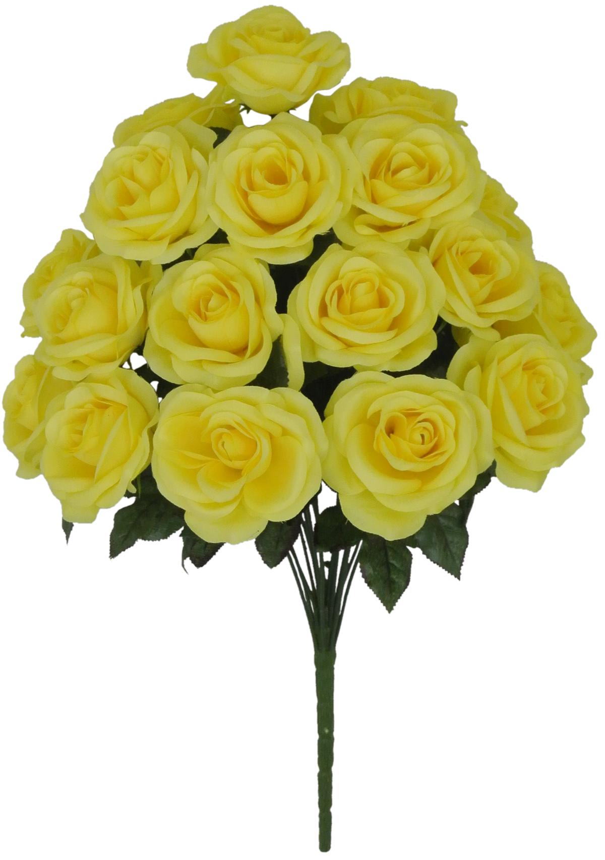 22 IN MIRCO PEACH ROSE BUSH X 18-80194-YEL