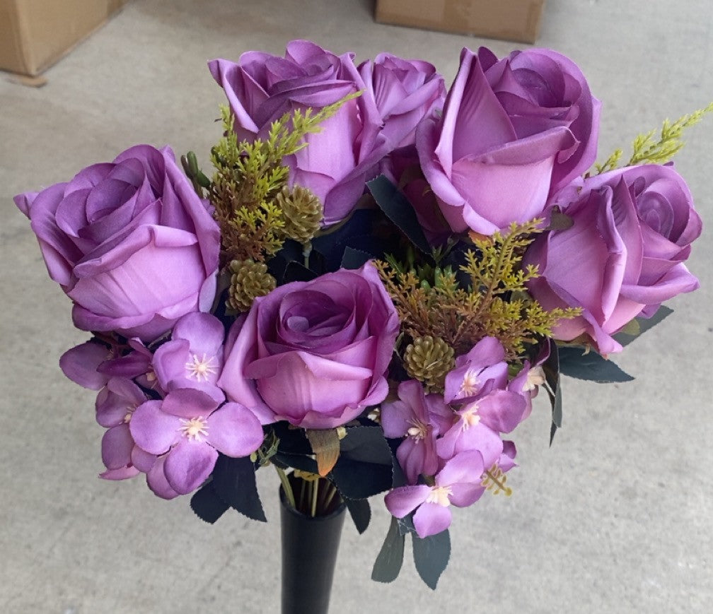 ROSE BUD/HYD MIX X 13-PURPLE-81924