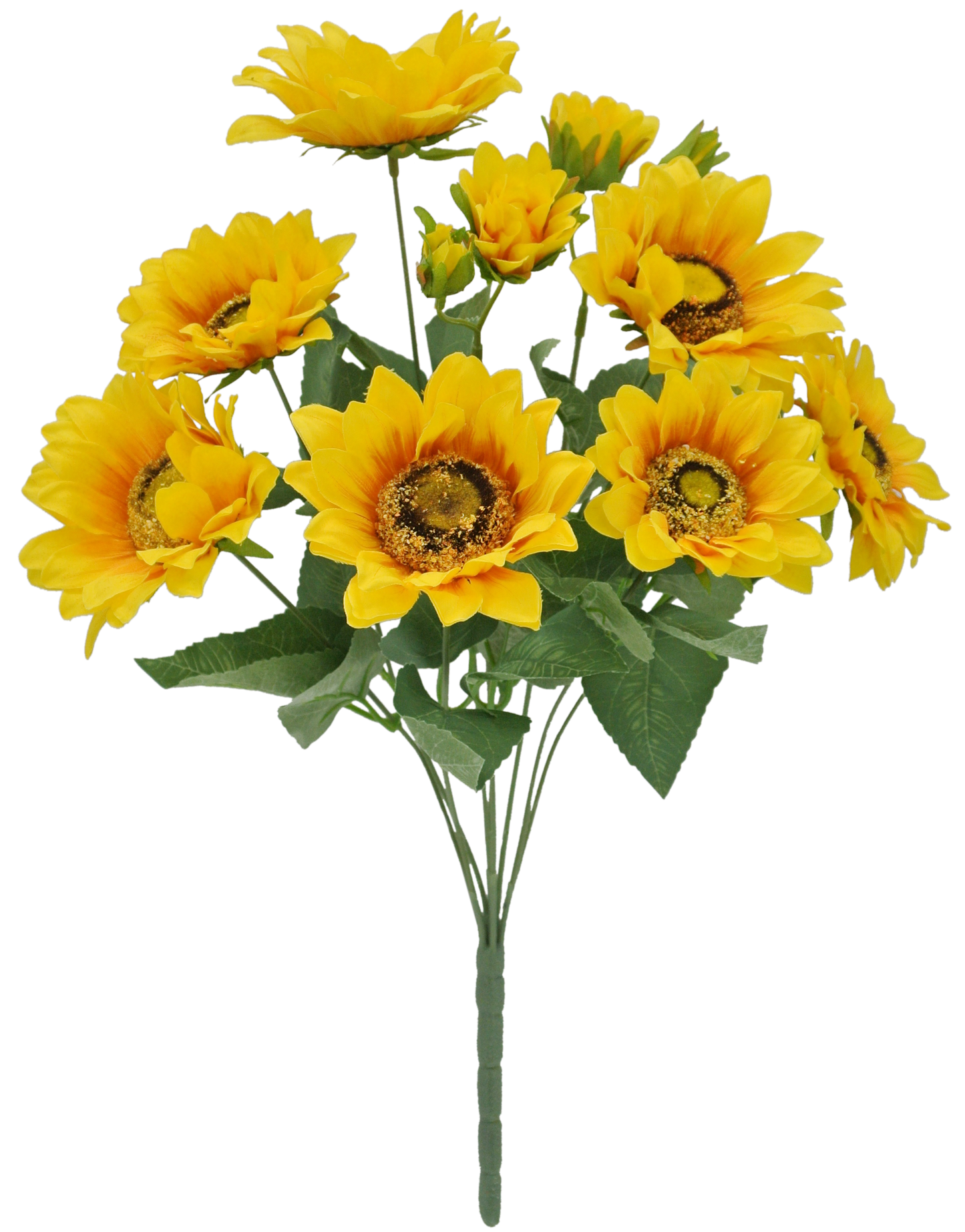 18 IN SUNFLOWER BUSH X 9 - 84223-YEL