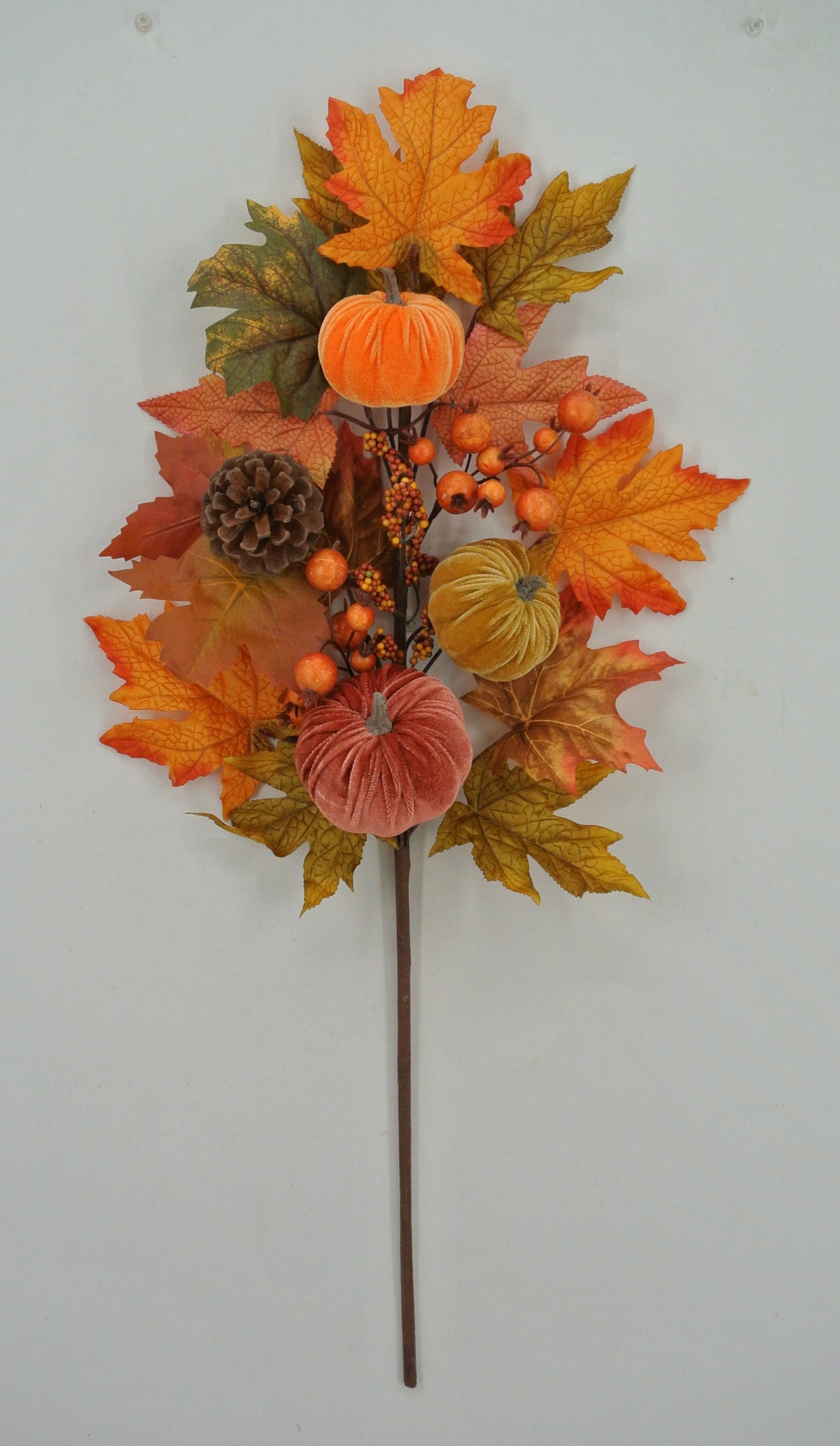 30 IN MAPLE PINECONE PUMPKIN SPRAY - 84422