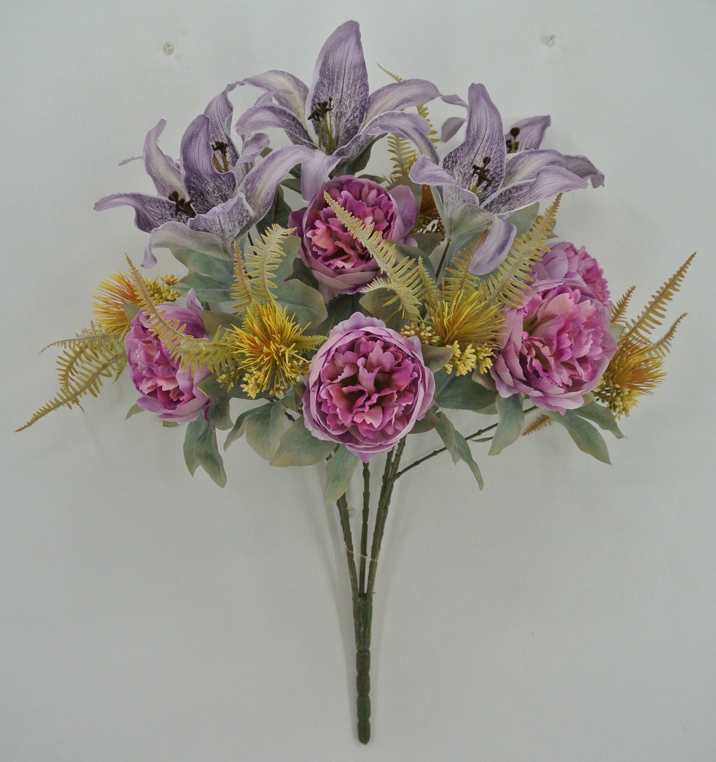 23 IN PEONY TIGER LILY BUSH X 15 - 84565-LILACPU