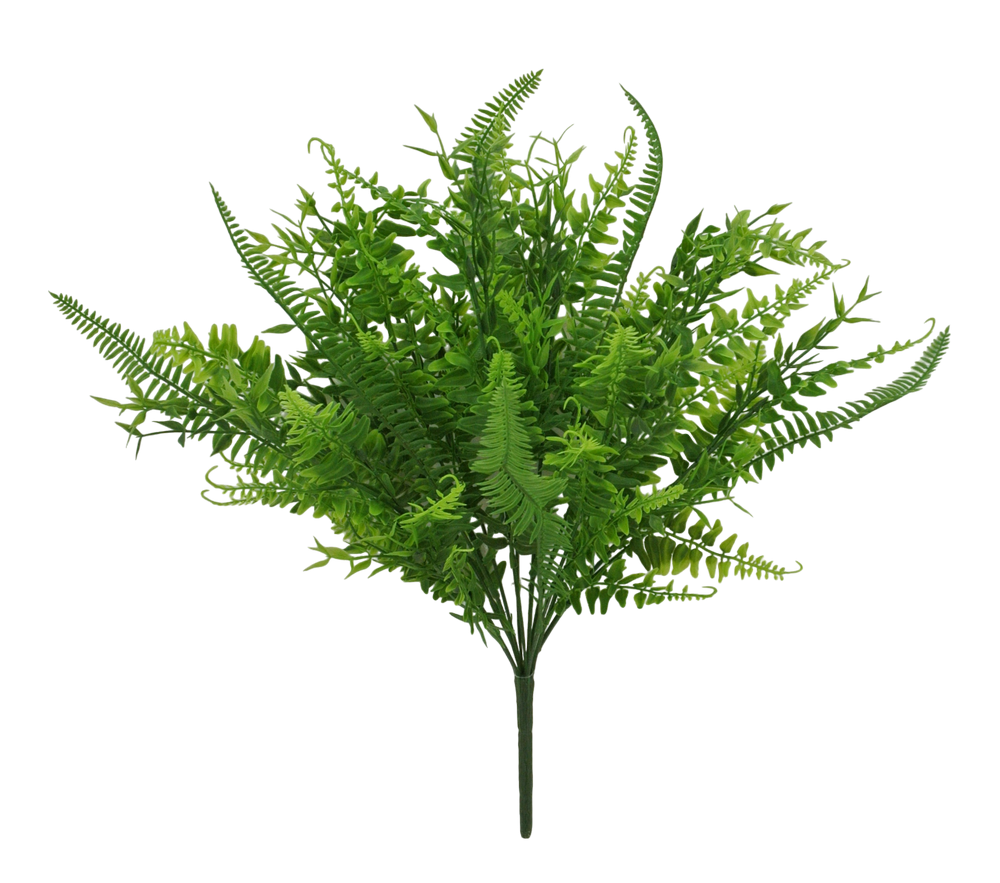 18 IN MIXED GREENERY BUSH X - 84831