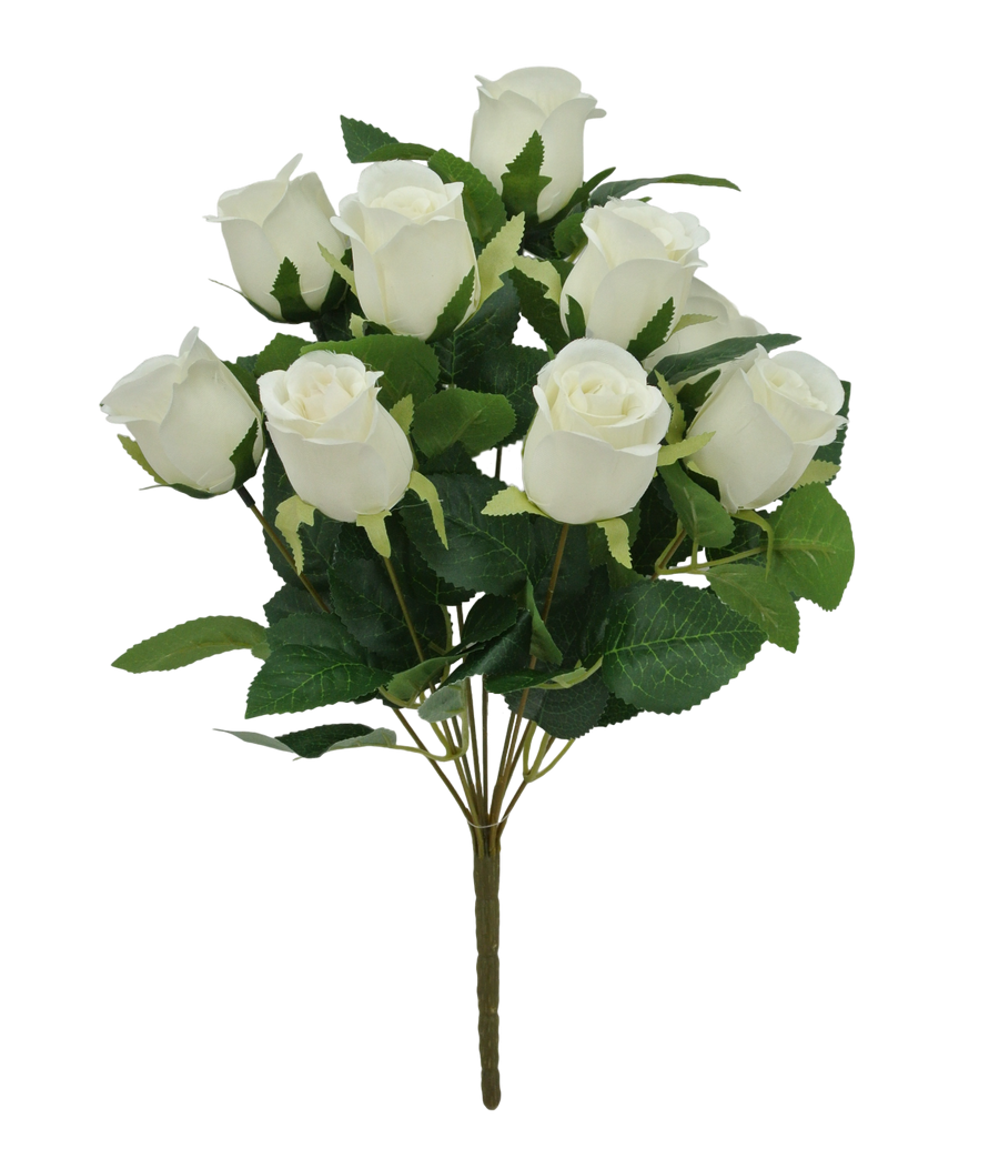 17 IN ROSE BUD BUSH X 9 -84885-CR