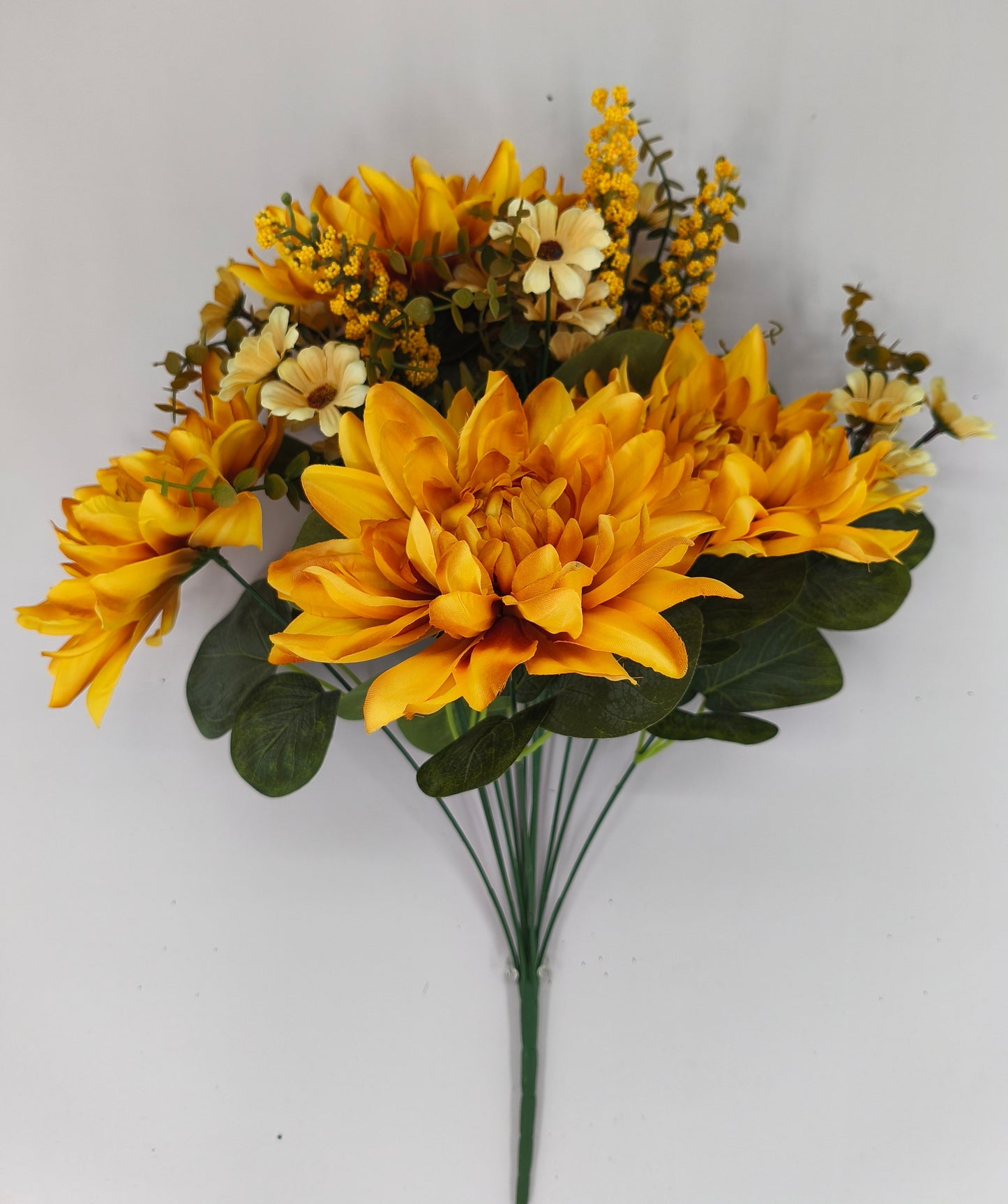 23 IN DAHLIA DAISY BUSH X 14- 85214-YEL