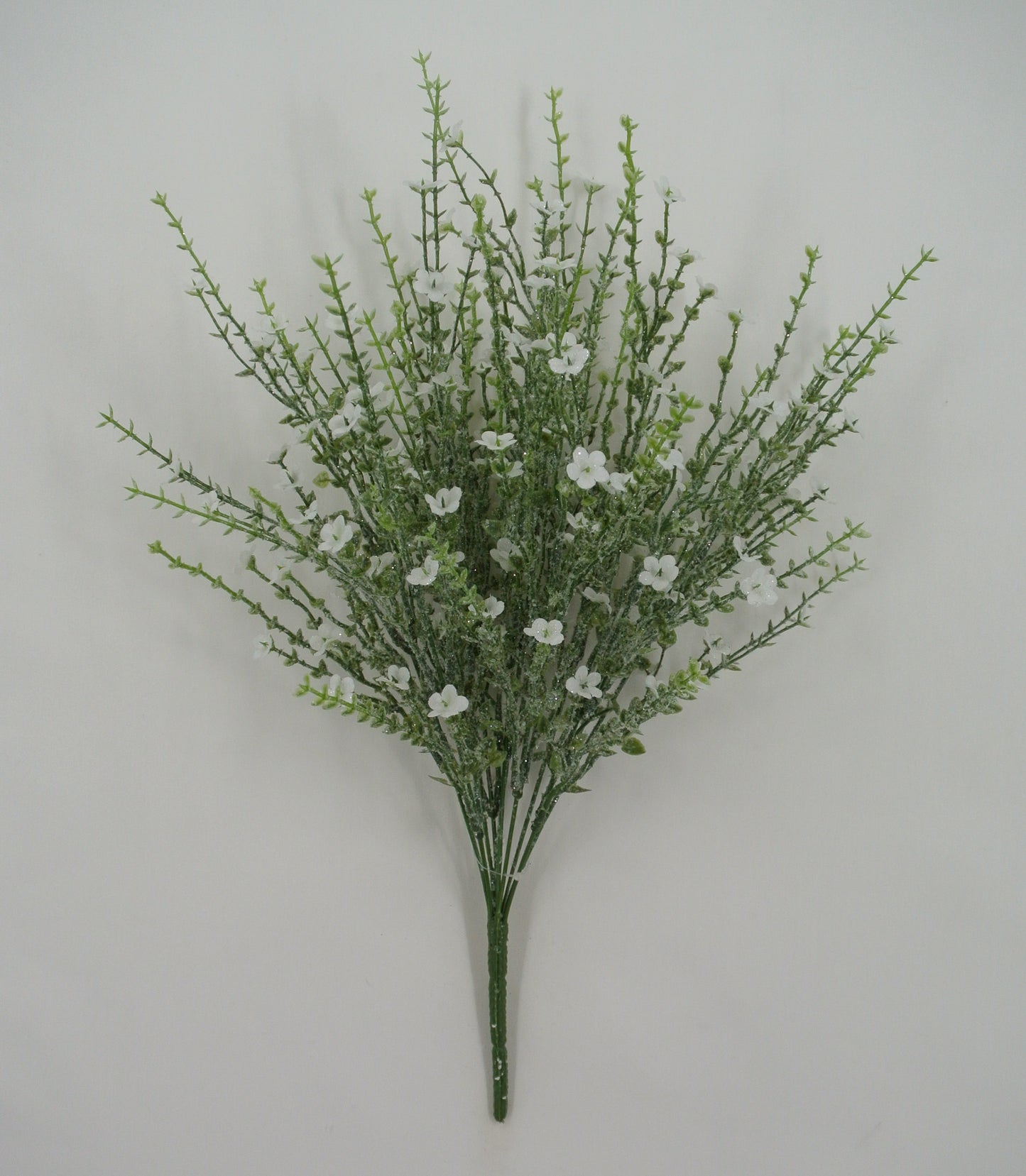 21 IN PLASTIC FLOWER W ICED-85263-WT