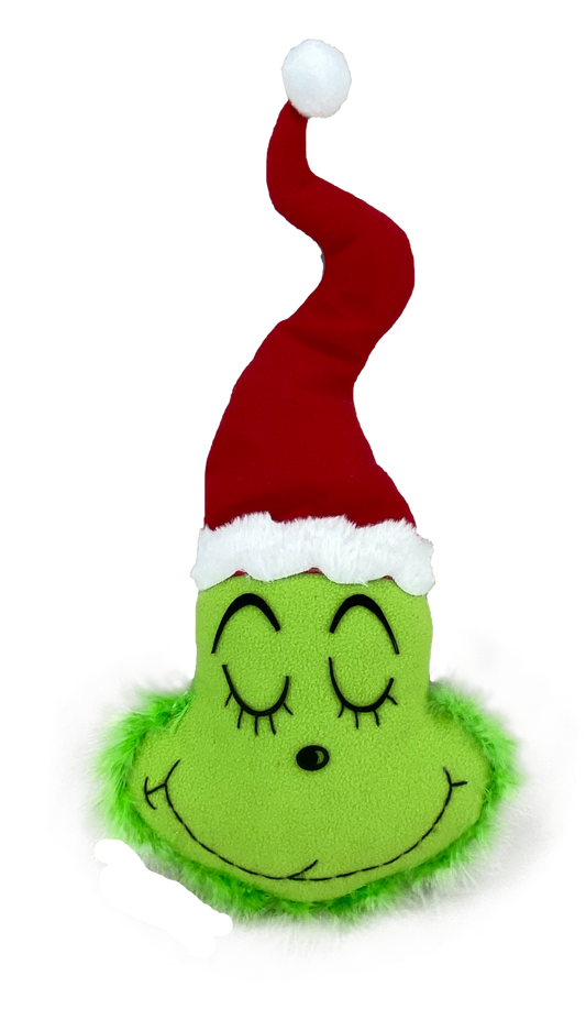 Plush Green Monster Head H21xW9.5 - 85543RWG