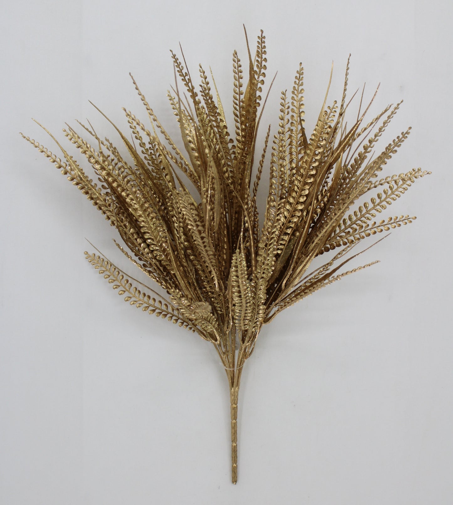 20 IN PLASTIC BUTTON FERN W-85797-GOLD