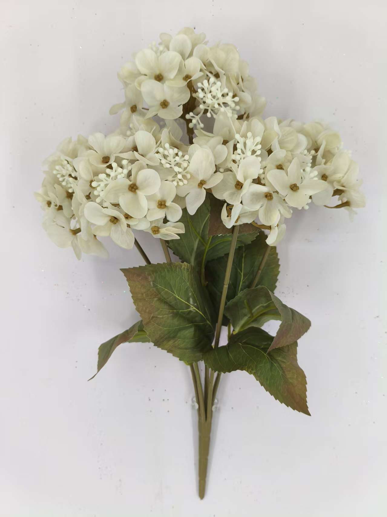 17 IN HYDRANGEA BUSH X 5- 85981-IVORY