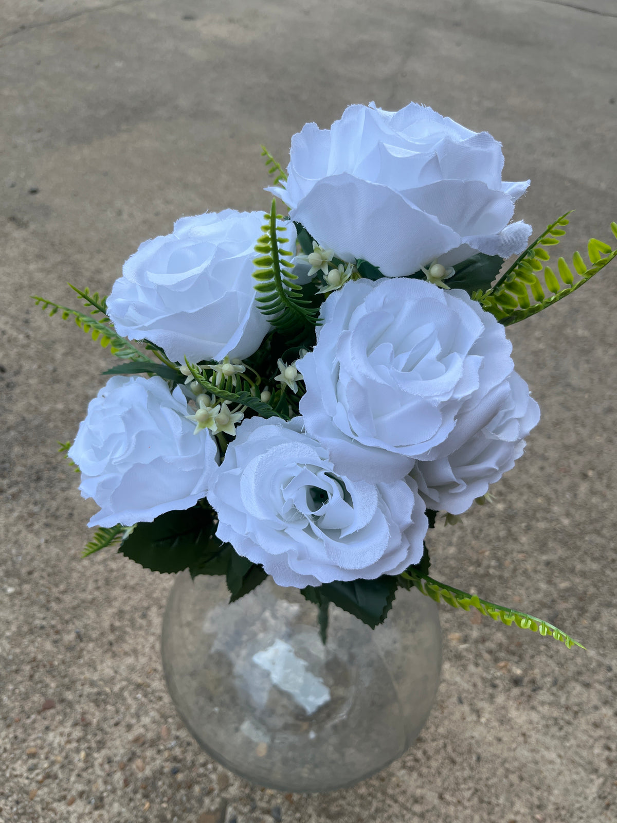 ELEGANT ROSE X 9-WHT-52540