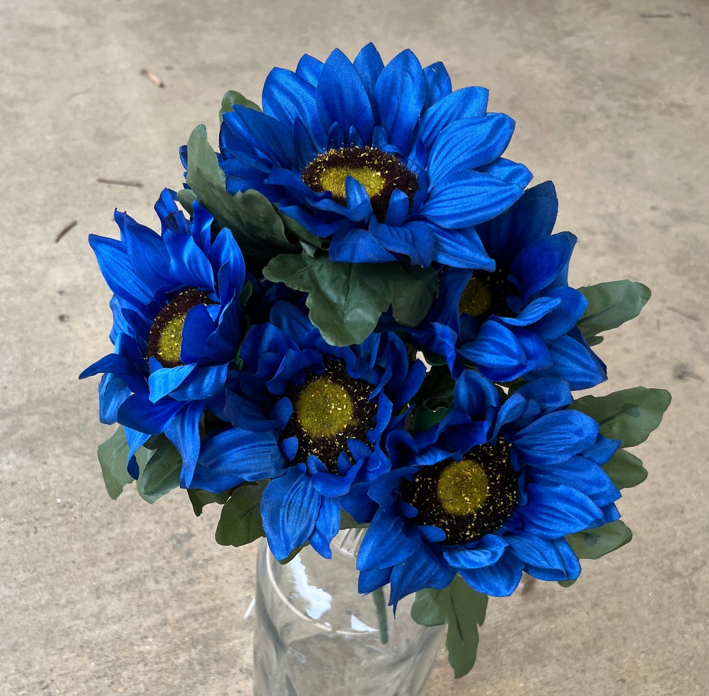 SUNFLOWER BUSH X 7-BLUE-10104