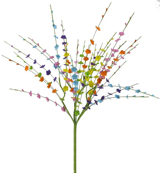 24"L FOAM FLOWER/PIP SPRAY-MULTI-FH78732C